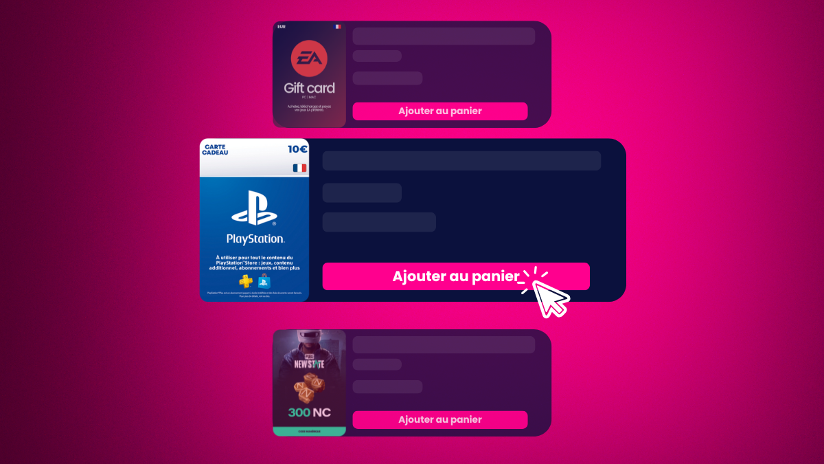 Choisir une carte cadeau digitale